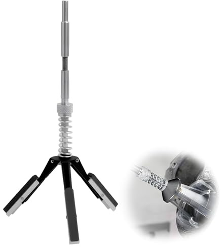 150.1190 Levigatrice per Cilindri Professionale KS Tools, Diametro Regolabile da 32 a 89 mm,per Cilindri di Motori, Gusci Portacuscinetti e Tubi, con Albero Flessibile