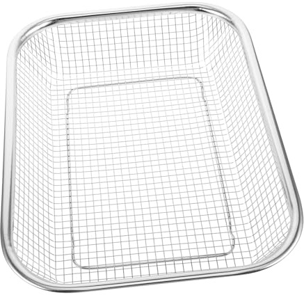Vaguelly Spülmaschinenkorb aus Edelstahl mit Stärkerer Tragfähigkeit Kleiner Metallkorb als Aufbewahrungskorb Küche für Besteck und Kleine Küchenutensilien