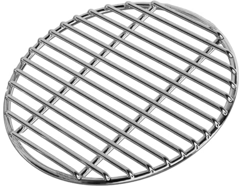 NASSMOSSE Round Grill Grate 14 Inch, Stainless Steel BBQ Cooking Grates, Food Grade Extra-Thick Replacement Grill Tray for Outdoor Camping, Picnic, Garden