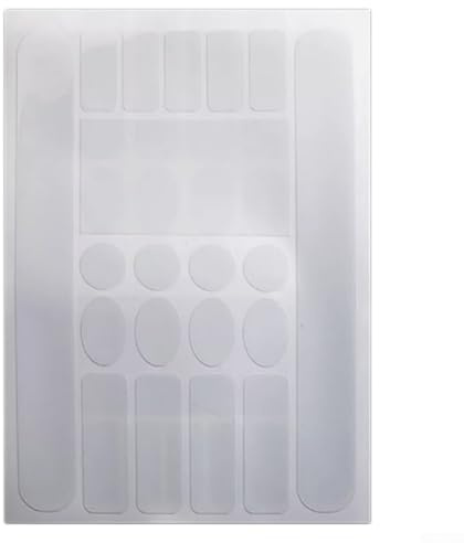 Yhenlovtt Lot de 16 autocollants mats de protection pour base de vélo - Film noir carbone noir transparent pour cadre de vélo de route (transparent)