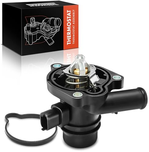 Frankberg Termostato del liquido di raffreddamento con alloggiamento | Compatibile con: Corsa D S07, Astra J, Aveo Hatchback T300, Caravan Astra J, Cascade W13, Astra J P10, Corsa E X15
