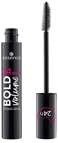 essence 24ever BOLD volume mascara, Schwarz, langanhaltend, volumengebend, mit Vitaminen, intensiv, vegan, ohne Mikroplastikpartikel, Nanopartikel frei, ohne Parfüm, 1er Pack (12ml)