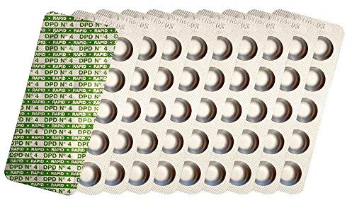 harren24 Testtabletten DPD No. 4 Rapid für Schütteltester (Testtabletten, 250 Tabletten)