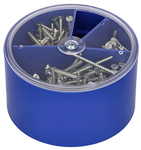 Voxura Geräteschrauben für Schalterdosen Box 300 Stück Schlitz je 100 Stück Ø 3,2x15, 25 und 40mm gvz Stahl