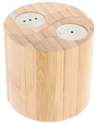 Kitchen Supplies Round Bamboo Seasoning Bottle Kitchen Spice Jar Pot Wooden Equipment