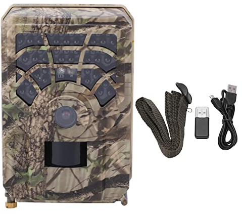 Wildkamera 5MP 2560 X 1440 Wasserdicht IP56 720P 0,8 Sekunden ABS Gehäuse Infrarotkamera Wildkamera Jagdkamera Zur Wildbeobachtung