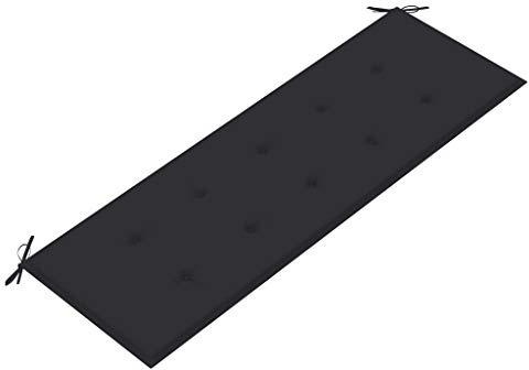 WIFESE Gartenbank-Auflage Anthrazit 150x50x3 cm Sitzkissen Bank Bankauflage Kissen Outdoor Bierbankauflagen Sitzpolster Bank Sitzauflagen FüR BäNke Bankkissen Eckbank Auflagen