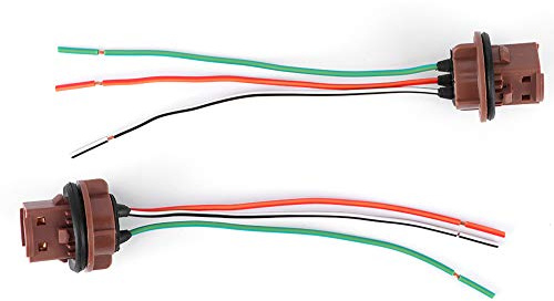 Stecker Lampenfassung Buchse Adapter,Hella Kabelbaum, 500 Seitenlicht Kabelbaum 2 Stück Auto Bremslichter Lauflicht Kabel Stecker für 7440 7441 7443 7444 T20 992A Birne