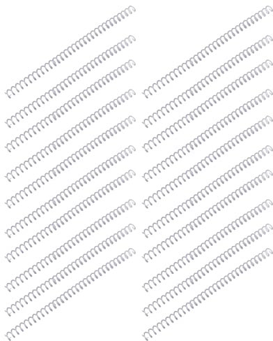 Spiralbindespulen, 0,43 Zoll Innendurchmesser, Spiralbindegerät, Verschleißfest für die Arbeit (Transparente Farbe)