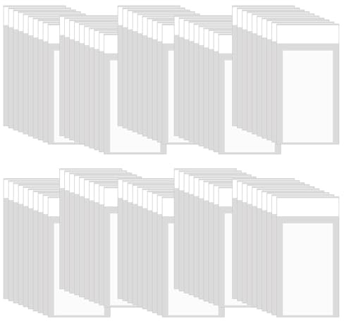 XINGSUI 100 Stück Zellophan Tüten, Geschenktüten transparent,Kleine Papiertüten für handgefertigte Seifen, Münz, Schmuck, Verpackung, Süßigkeiten, Partygeschenk (4.5 * 8cm)