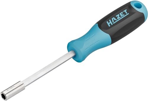 HAZET Bithalter 811BML, 1/4 Zoll (6,3 mm) Sechskant, 210 mm, mattverchromt | Abtrieb 1/4 Zoll (6,3 mm) Sechskant hohl, mattverchromt, Länge l1 100 mm, Länge l2 210 mm, 107 g, Sechskant-Klinge