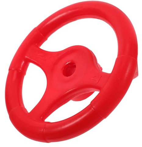 TOYANDONA Kids Steering Wheel Toy Replacement for Toy Cars Portable 6.49 Inch Plastic Steering Wheel Accessories for Bumper Cars and Playsets