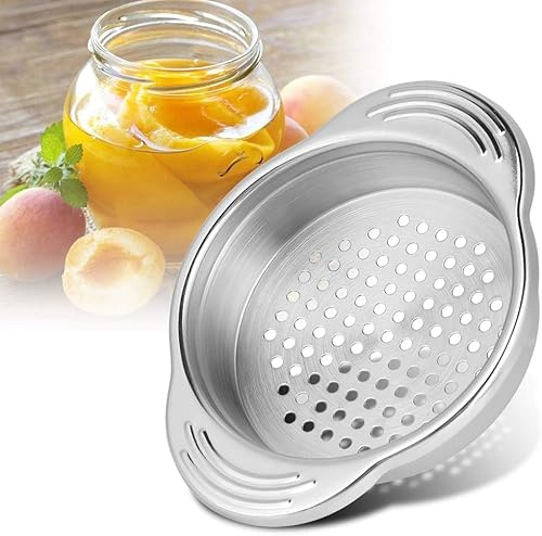 Hominas Passoire à Thon, Passoire Boite De Conserve égoutter En Acier Inoxydable Cuisine Fine pour Boîte De Thon, 4,5 Pouces