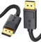 Silkland 54Gbps Câble DisplayPort 2.1 2m [Certifié VESA] DP54, [8K@165Hz, 4K@480Hz 360Hz 240Hz] Câble DP 16K, HDR10 FreeSync G-Sync DisplayPort 2.1 pour moniteur de jeu 360Hz, PC, 5090 7900XTX