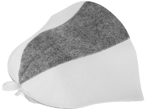 Milisten Saunahut Filz Sauna Mütze Komfortabel Atmungsaktiv Leicht Reusable Sauna Hair Protecting Hat Für Damen Und Herren Badezubehör Wellness Spa Kopfbedeckung
