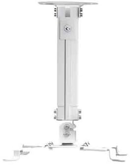 zhangrui1888 Projector Holder Projector Hanger Telescopic Shelf Ceiling Mount Projector Hanging Bracket for Ceiling Hangers Projector Bracket(White)