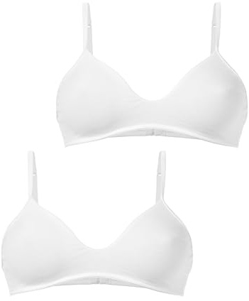 Golden Lady Reggiseno Cotone conf. 2 PZ, Bianco, TG3