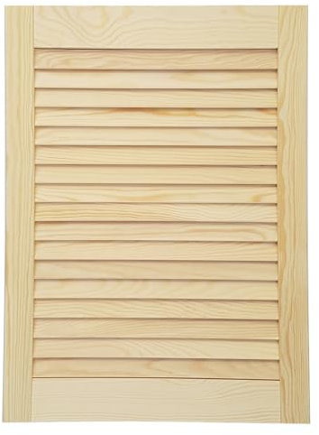 Generico Antina A Persiana Aperta in Legno Massello di Pino Netto Europeo Varie Misure - Misura Disponibile: H 610 x L 395 ANP6139P