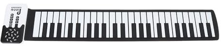 TOPINCN Piega la Tastiera per 49 Tasti USB USB Silenzioso Piano Rotolo a Mano Elettronico e Principianti