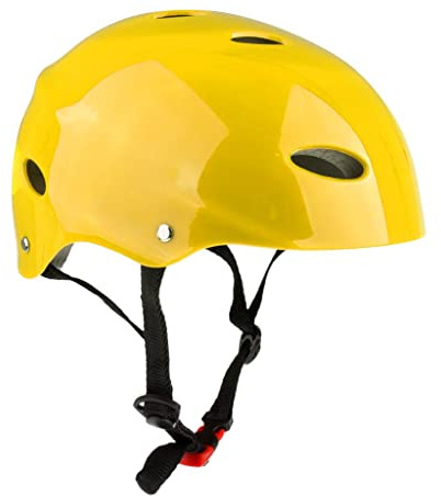 WOVEBIUS Water Sports Safety Helmet for Wakeboard Kayak Canoe Boat Surfing L Yellow