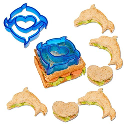 HENGSONG DIY Sandwich Form Keks Ausstecher Ausstechformen Toast Brot Cookie Cutter (Herz)