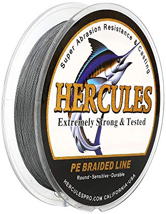 Hercules Super Cast 100m - 2000m 109-2196 Yards Geflochtene Angelschnur 6lb - 100lb Test für Salzwasser Süßwasser PE Geflecht Fischdraht Superline 4 Stränge