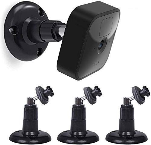 HOLACA Wandhalterung Kompatibel mit Blink Kamera Outdoor 4/3/XT/XT2/Mini/Mini2, 360° verstellbar Halterung für Blink Outdoor Kameras, 3 Stück | Schwarz
