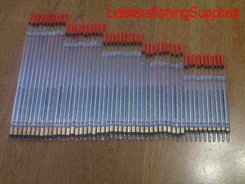 50 Surtidos Cargados Pesca Carpa Coarse Grueso Waggler Floats Venta al por mayor WOW