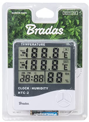 BRADAS - WHITE LINE WL-M21, Stazione meteo 5 funzioni con sensore esterno, centralina meteorologica professionale digitale, centrale con misurazione interna ed esterna.