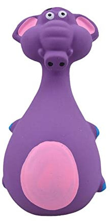 DHliIQQ Kau- und Zerrspielzeug für Hunde, Latex, Elefanten/Kuh, quietschendes Spielzeug für große Rassen