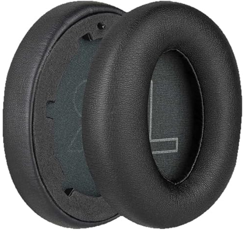 Replacement Q20 Earpads for Anker Soundcore Life Q20 Headphones with Comfortable Memory Foam & Protein Leather Ear Cup Cover Cushions Repair Part, Black