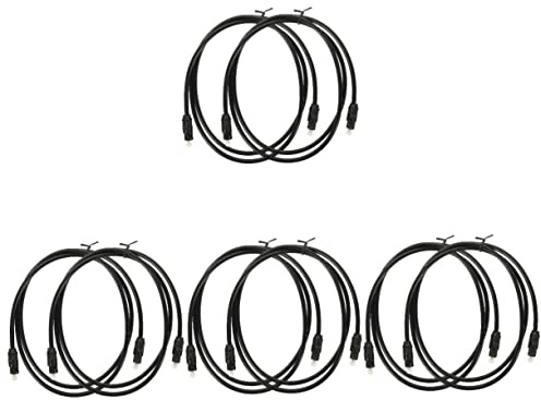 Uonlytech Lot De 4 Câbles Audio Optiques Pour Home Cinéma 1 M Câble Optique Numérique Câble Audio Tv Câble À Fibre Optique Mâle Vers Mâle 2 Pièces X 4