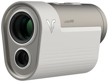 Voice Caddie Laser Fit Golf Rangefinder w/Slope Integration & Tournament Mode | Dual Display 6X Optical Magnification | New Ball to Pin & Triangulation | Compact Bright LED Golf Laser Rangefinder