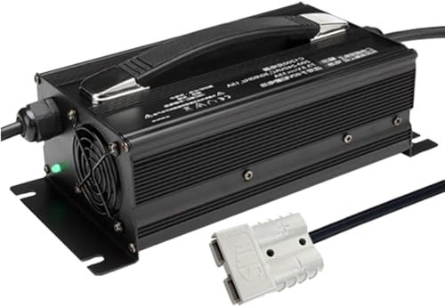 WLEJSL Chargeur Batterie au Plomb 24 V/36 V/48 V/60 V Chargeur de Batterie Chariot Élévateur avec Prise de Sortie Anderson 50 a pour Transpalette Électrique, Chariot Élévateur,24V 30A