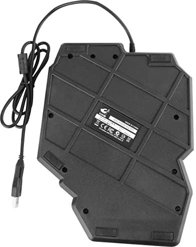 jojofuny Clavier De Jeu Rvb Rétroéclairé Clavier à Commande Main pour Ordinateur Portable Compact Et Léger