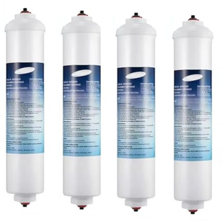 GIWFBQTR Filtre à Eau pour Réfrigérateur DA29-10105J Filtre à Eau Universel pour Réfrigérateur Élément Filtrant de Coque de Noix de Filtre à Charbon Actif en Tige 4 Pièces