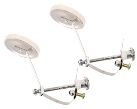 BESPORTBLE Trommeldämpferpolster aus Legierung und Filz 2 Stück mit Effektiver Lautstärkereduktion und Breiter Kompatibilität für Snare Drum und Jazz Drum für Übung und Auftritt
