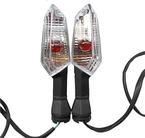 HZBHD Indicatori Di Direzione Anteriori E Posteriori Per Moto, Per K&awasaki Per KLE, Per Versys 1000 650, Per ZRX 1200, Per ER-6N Indicatore Di Direzione(CHIARO)
