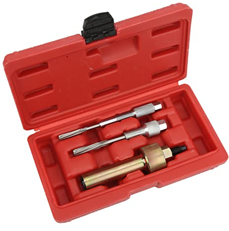 Julihai Set di Alesatori per Estrattore di Candelette Strumento di Estrazione Durevole per Veicoli Rimozione di Metallo Ostinato delle Candelette