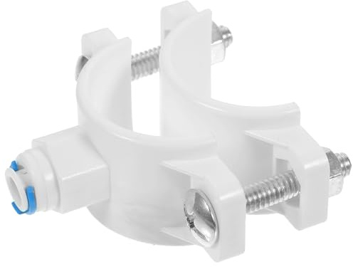 Generico Rapido 1/4 Pollice per Scarico Depuratore Acqua in Pom Bianco con Resistenza All'abrasione e Facile Collegamento Tubi, per Sistemi Ro Sottolavello Stile Stili multipli