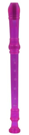 Blockflöjt ABS Flöjt Klarinett Blockflöjt Harpa Avtagbar Sopran Lång Sju Färger Träblåsmusikinstrument(Pink)