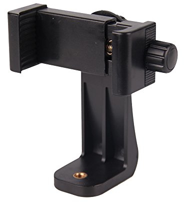 CAMBOFOTO Cellulare Universale Adattatore per Treppiede Smartphone Treppiede Universale Rotazione Verticale e Orizzontale per iPhone, Samsung, e tutti i telefoni