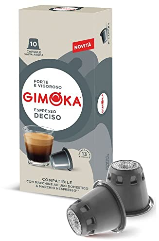 Gimoka - Capsule Compatibili Nespresso, Gusto Deciso - 100 Capsule