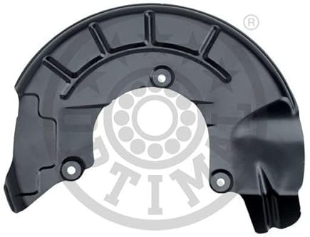 OPTIMAL BSP-1022R Flasque de frein Avant Droite noir