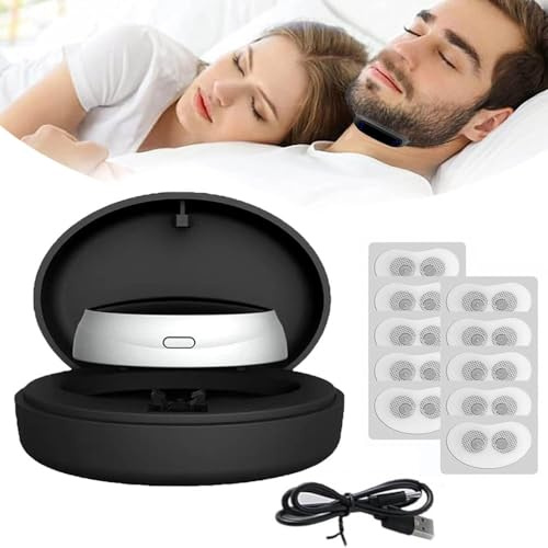 Generico Anti-Snore Patch,2024 Best Smart Anti Snoring Device,Magnetic Snore Reducing Device with 3-Speed Adjustment,Breathe Easy, Sleep Soundly,Sleep Till Dawn