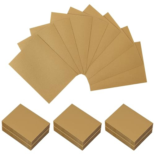 Homgaty Karten Hüllen, 300 Stück Kartenhüllen Sammelkarten Sleeves, Leere Karten Folien für Tauschkarten, Card Sleeves für Skylanders,MTG, Pokemon, Yugioh, Goldene