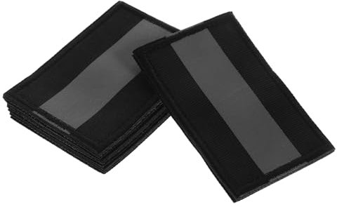 SOLUSTRE 4 Stück Reflektierende Sicherheitsaufnäher Aus Strapazierfähigem Material Selbstklebend Vielseitig Für Rucksack Laufbekleidung Und Arbeitskleidung Bei Nacht