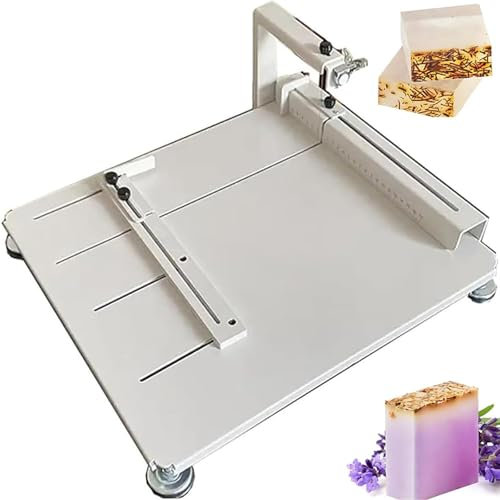 Adjustable Slab Push Soap Cutter,DIY Homemade Soap Cutting Machine,Soap Making Loaf Slicer,The Caliper Can Be Adjusted for Handmade Soap, Cheese,Bread