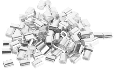 ELAYARD 400 Pièces de Colliers de Serrage en Alliage D'aluminium Oval pour Câbles et Tuyaux, Installation Facile, Usage Polyvalent en Construction et Environnements Difficiles