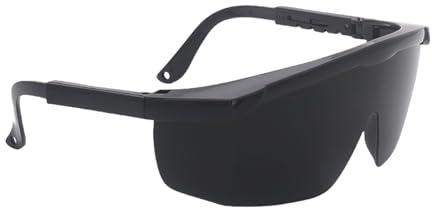 YAOGUI Gafas de protección ocular con marco ajustable, gafas industriales, cómodas de llevar, para depilación, gafas ajustables